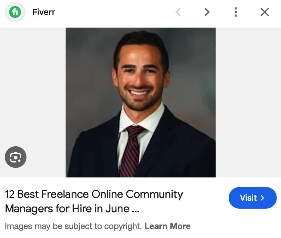 Fiverr 12 Best Freelance Online Community Managers for Hire in June ... Images may be subject to copyright. Learn More Visit